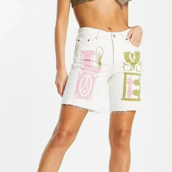 🆕 Levi’s 501 90s High Rise Bermuda Jean Shorts