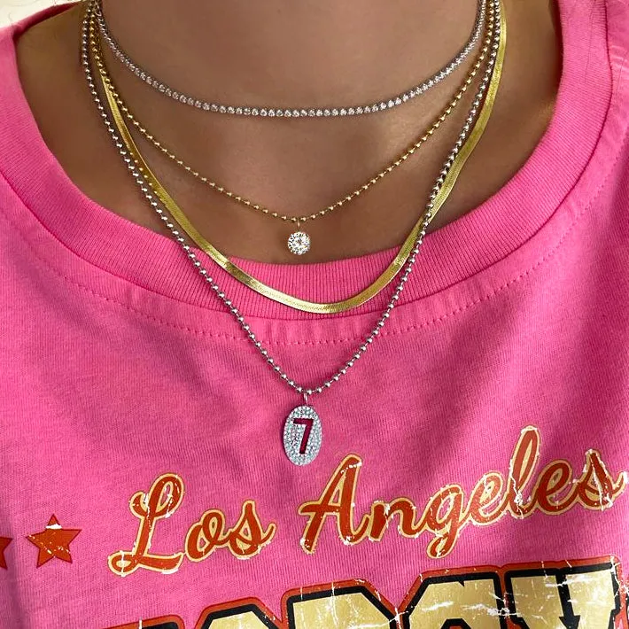 1 Carat Diamond Choker - Yellow Gold