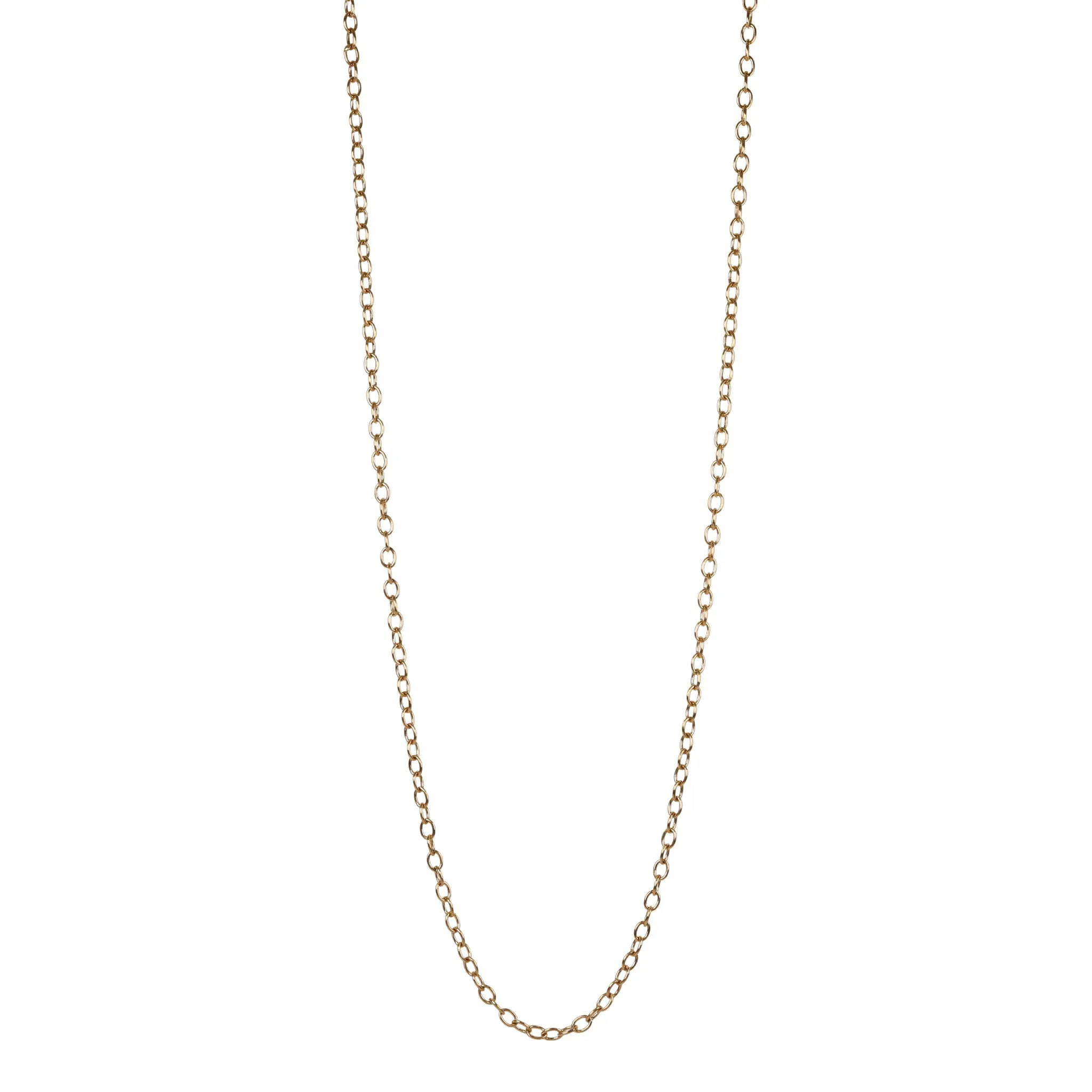 14K Gold Medium Link Chain - 27 Length