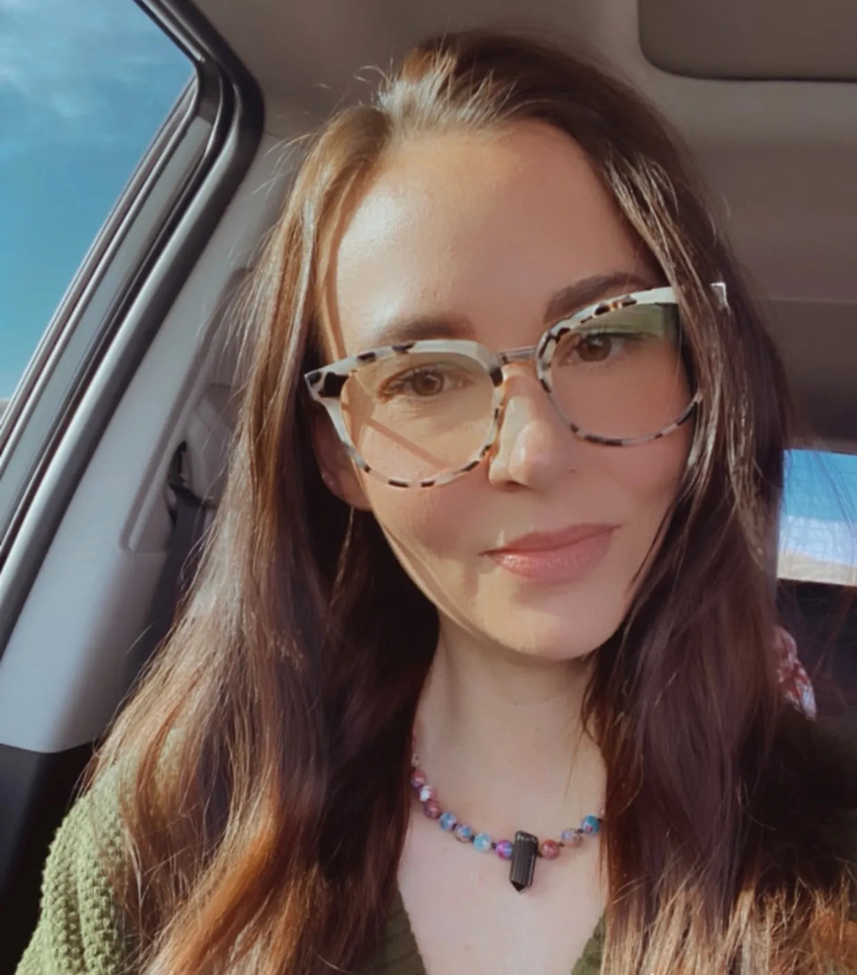 17" Natural Stone Necklace