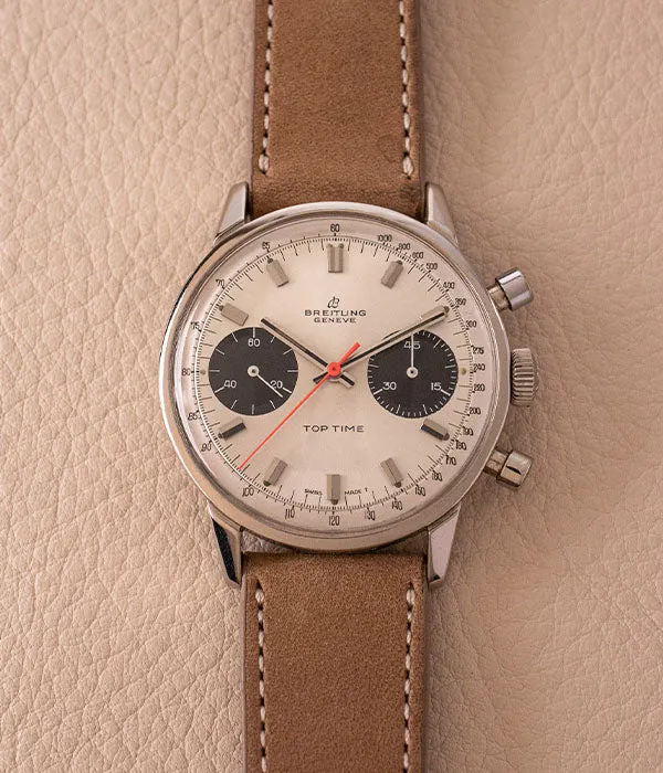 1960's Breitling Top Time Chronograph Ref. 2002-33 With 'Panda' Dial