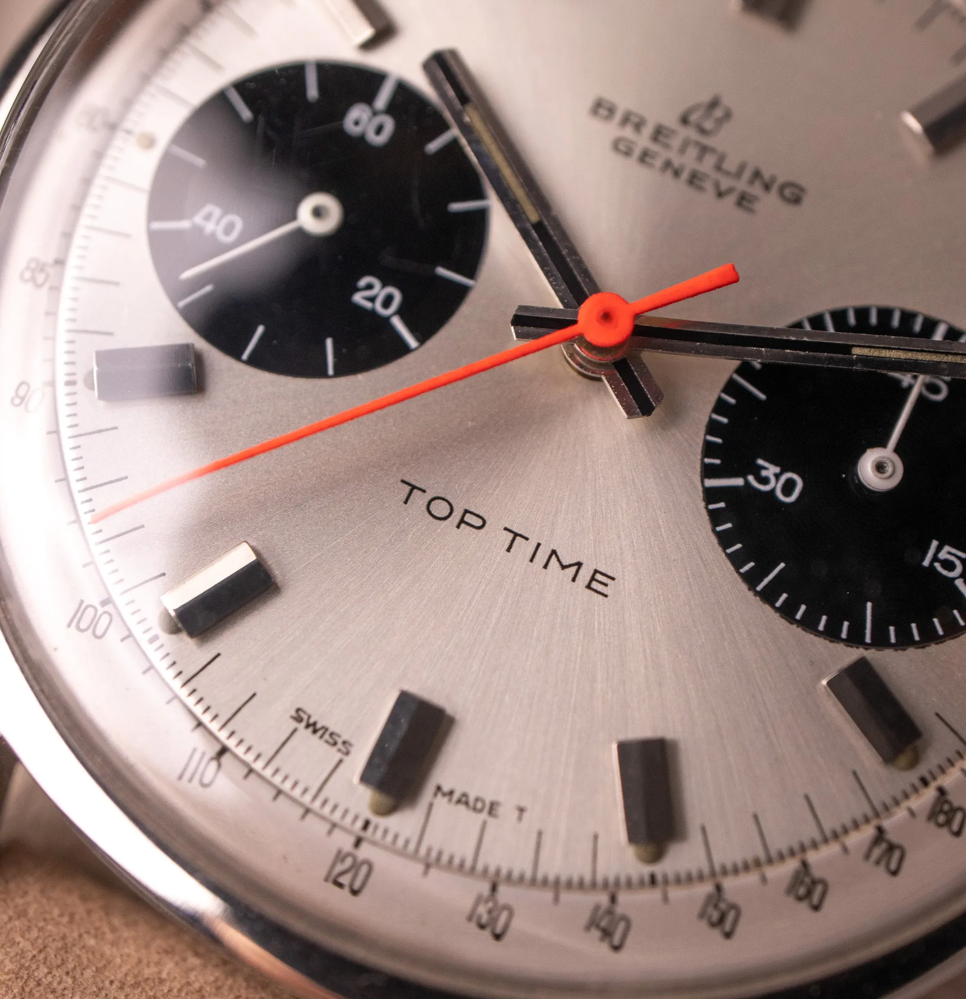 1960's Breitling Top Time Chronograph Ref. 2002-33 With 'Panda' Dial
