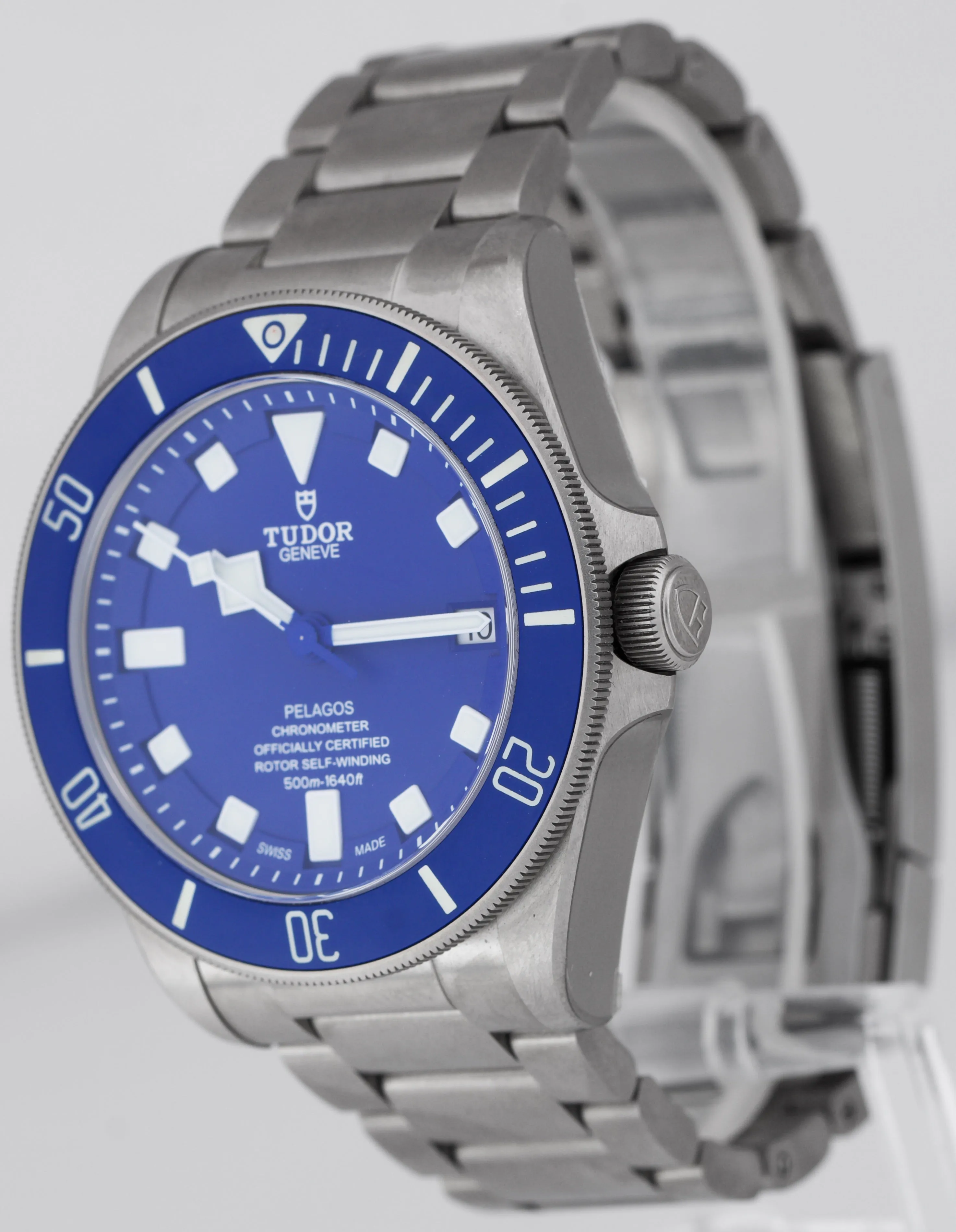2020 UNPOLISHED Tudor Pelagos Blue Titanium 42mm Automatic Date Watch 25600 TB