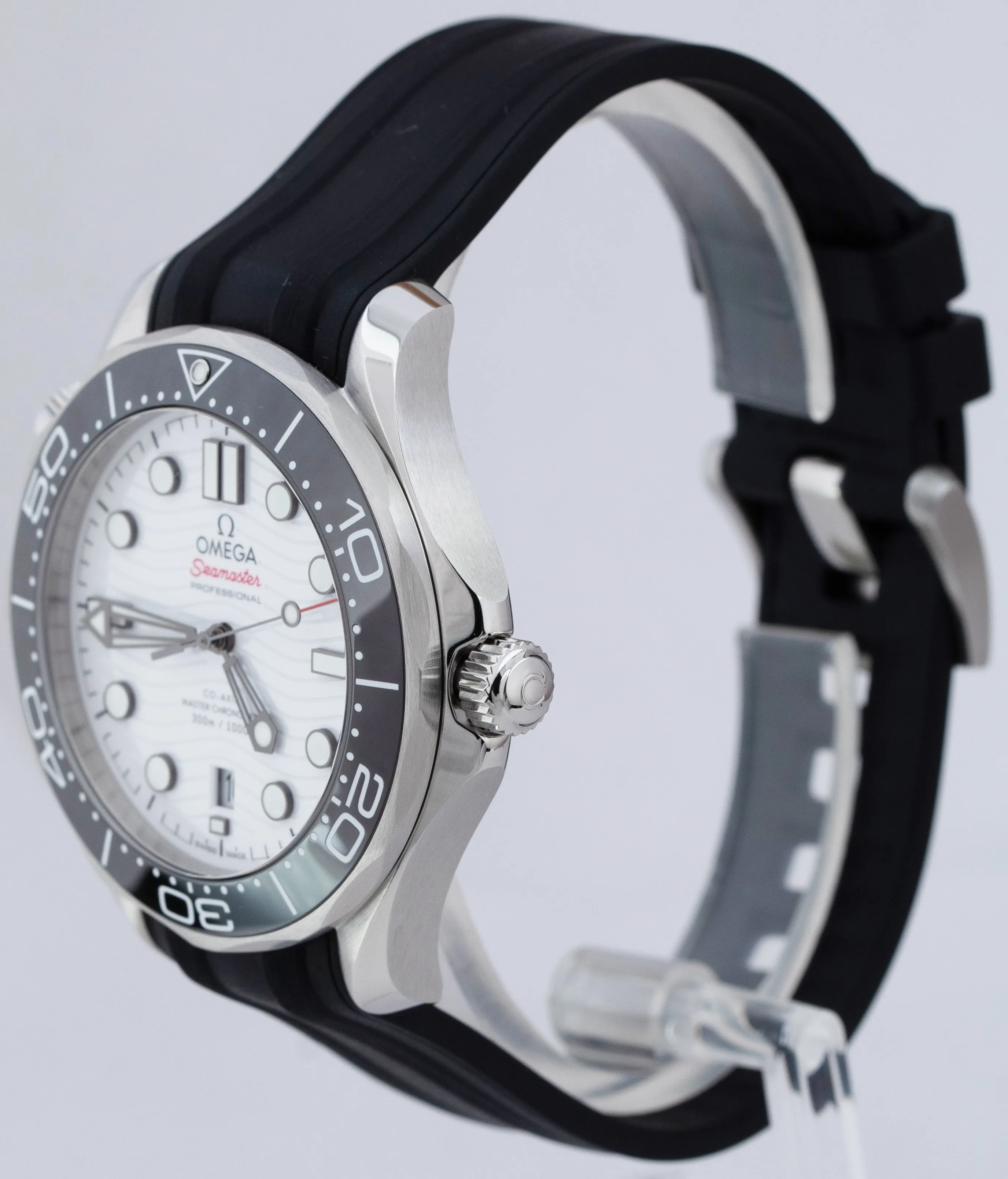 2022 Omega Seamaster 300 Co-Axial 42mm Stainless White Watch 210.32.42.20.04.001