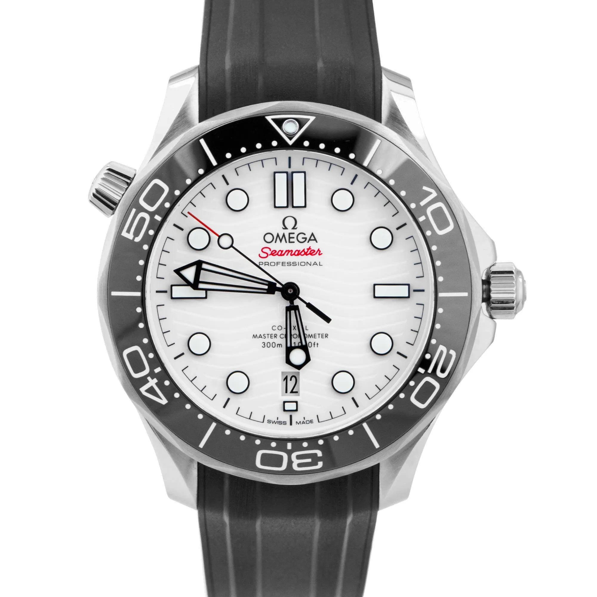 2022 Omega Seamaster 300 Co-Axial 42mm Stainless White Watch 210.32.42.20.04.001