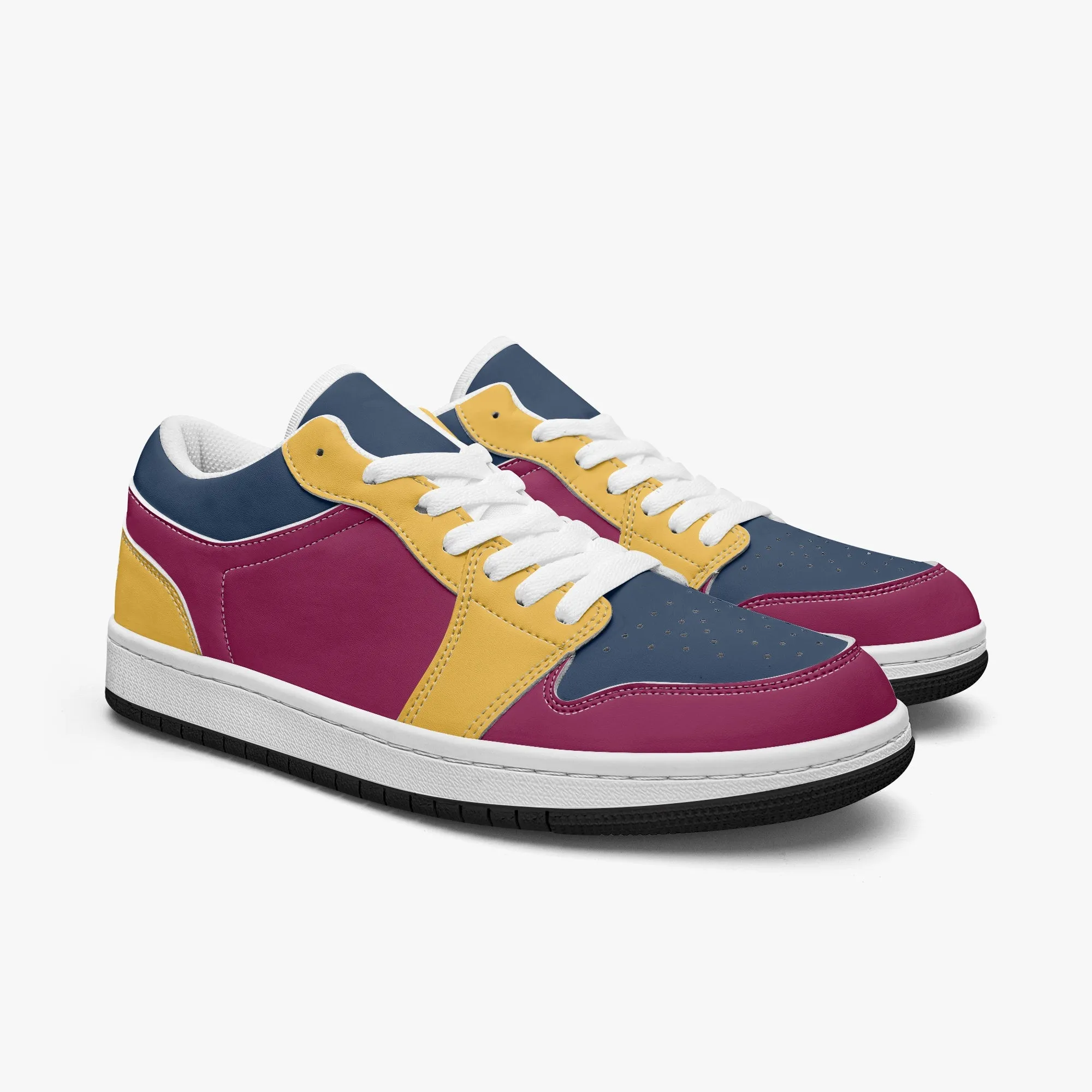 216 Men's Low-Top Leather Basketball Shoes by Niche Era