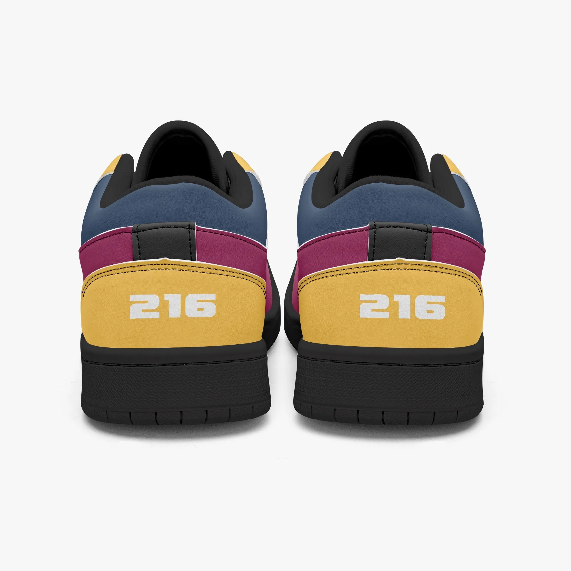 216 Men's Low-Top Leather Basketball Shoes by Niche Era