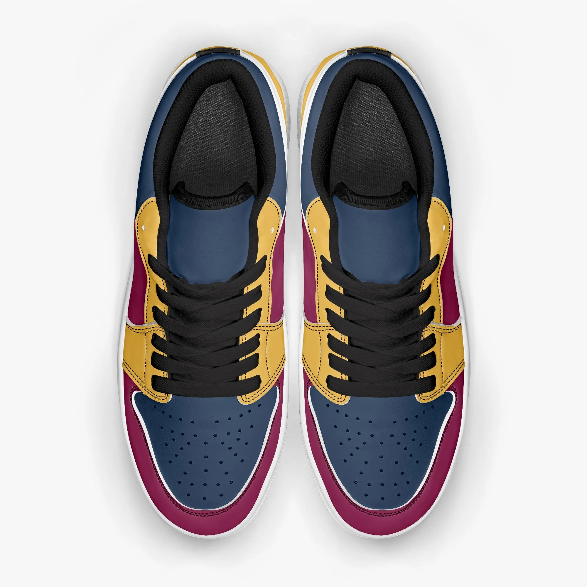 216 Men's Low-Top Leather Basketball Shoes by Niche Era