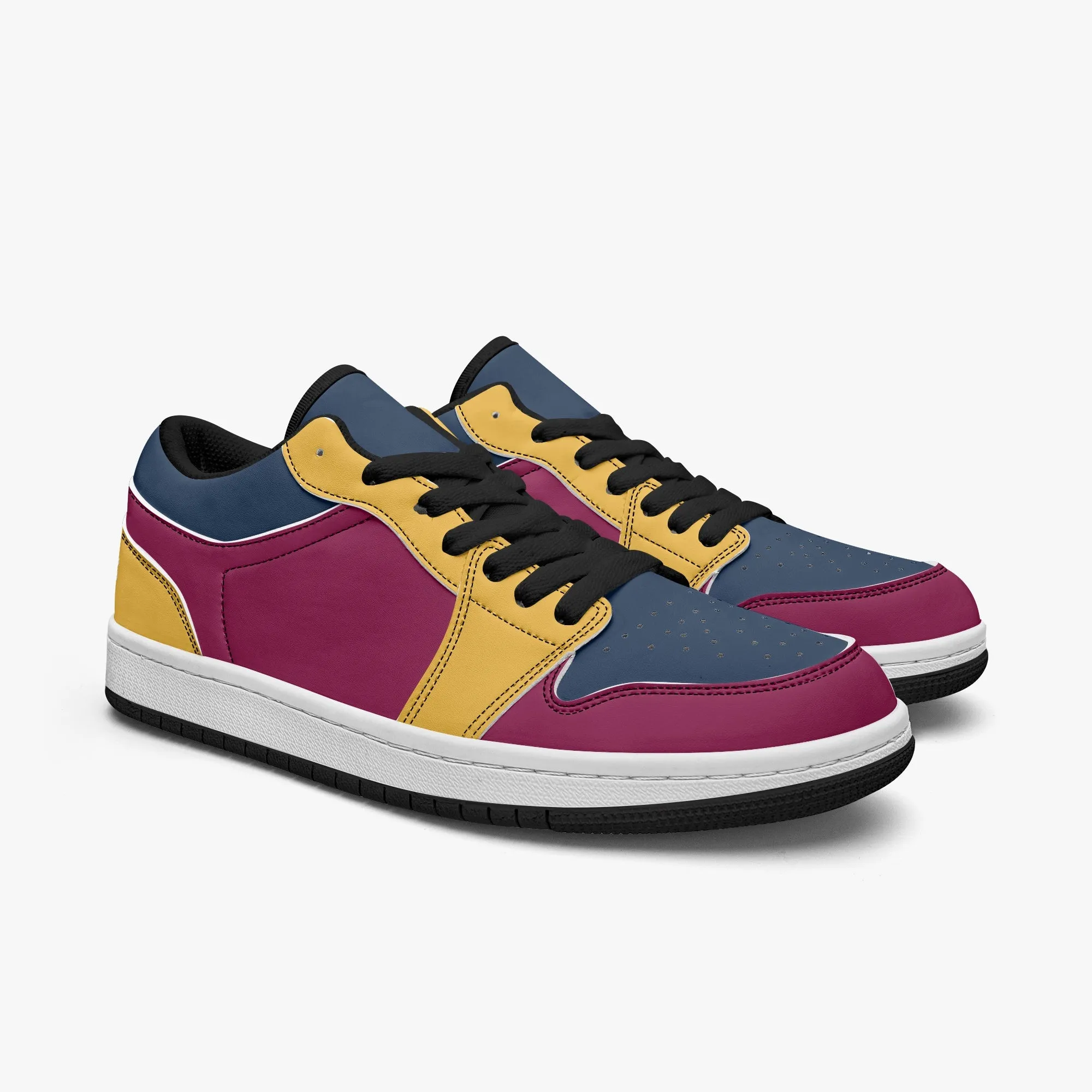 216 Men's Low-Top Leather Basketball Shoes by Niche Era