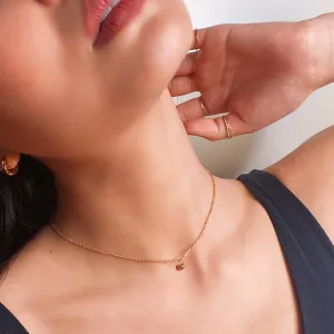 4mm Ball Charm Gold Filled Choker