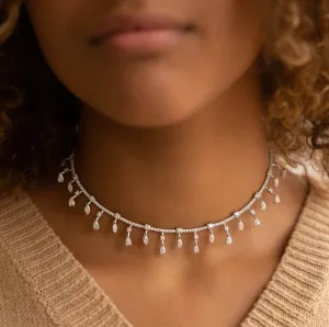 6.87 ctw. Diamond Choker Necklace