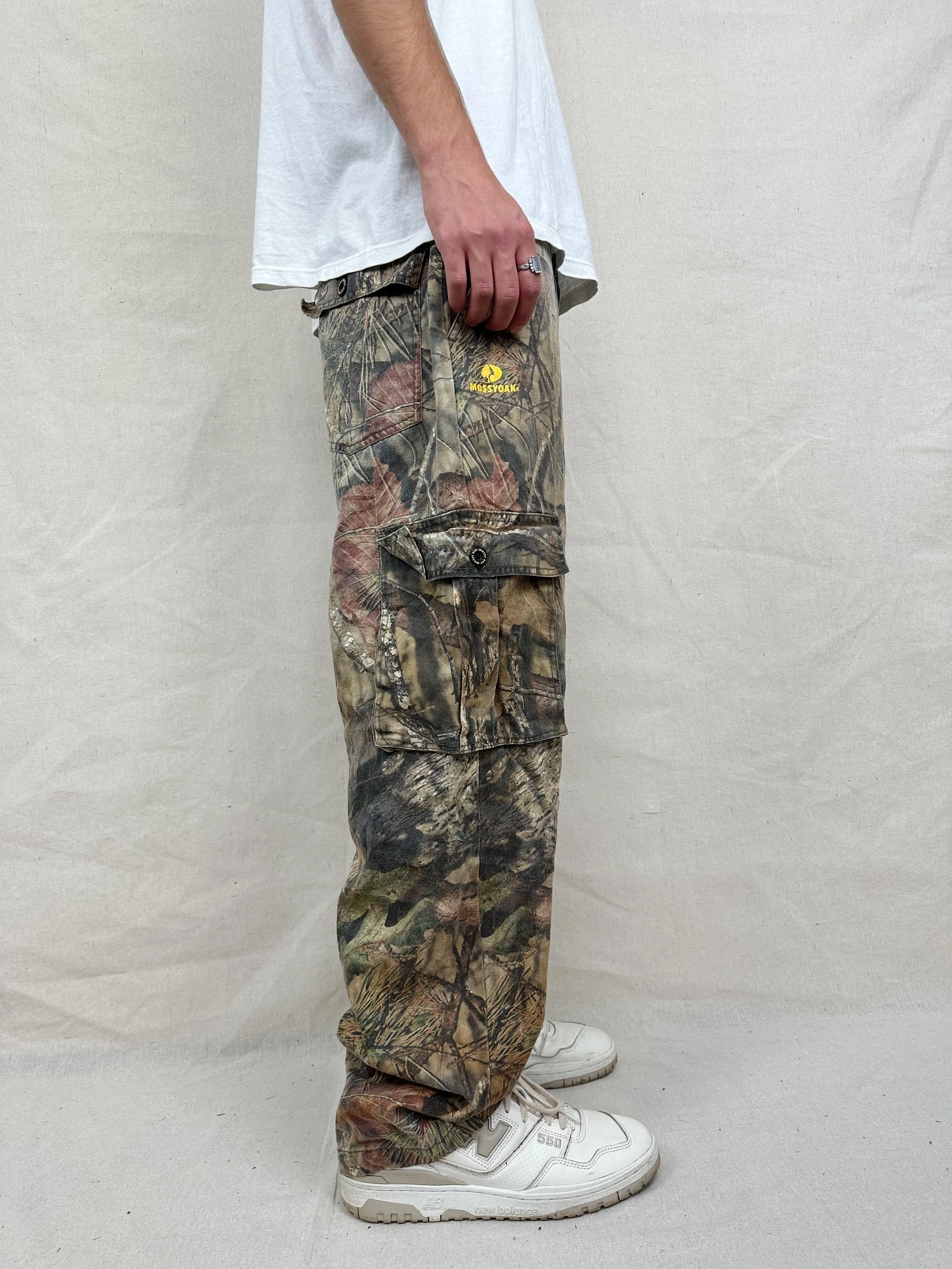90's Mossyoak Realtree Camo Vintage Cargo Pants Size 38x32