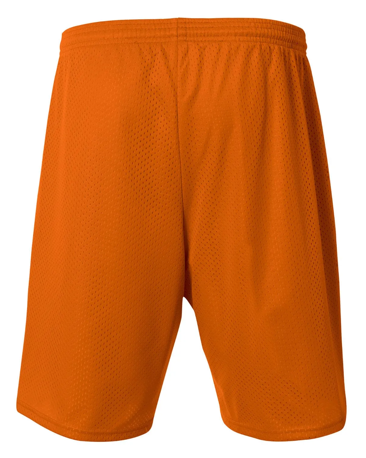 A4 Adult Nine Inch Inseam Mesh Shorts | Athletic Orange