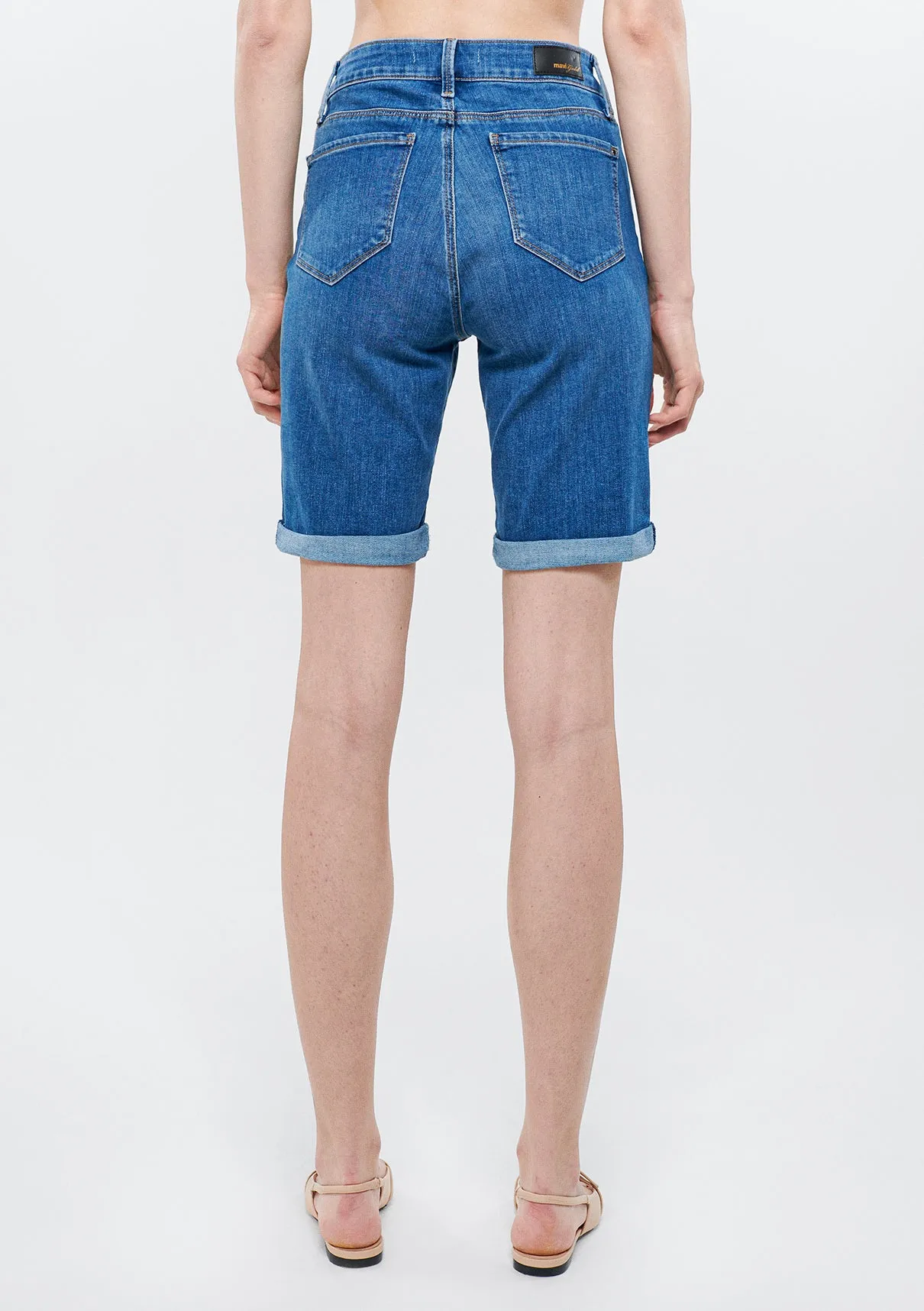 Alexis Light Used Gold Jean Shorts