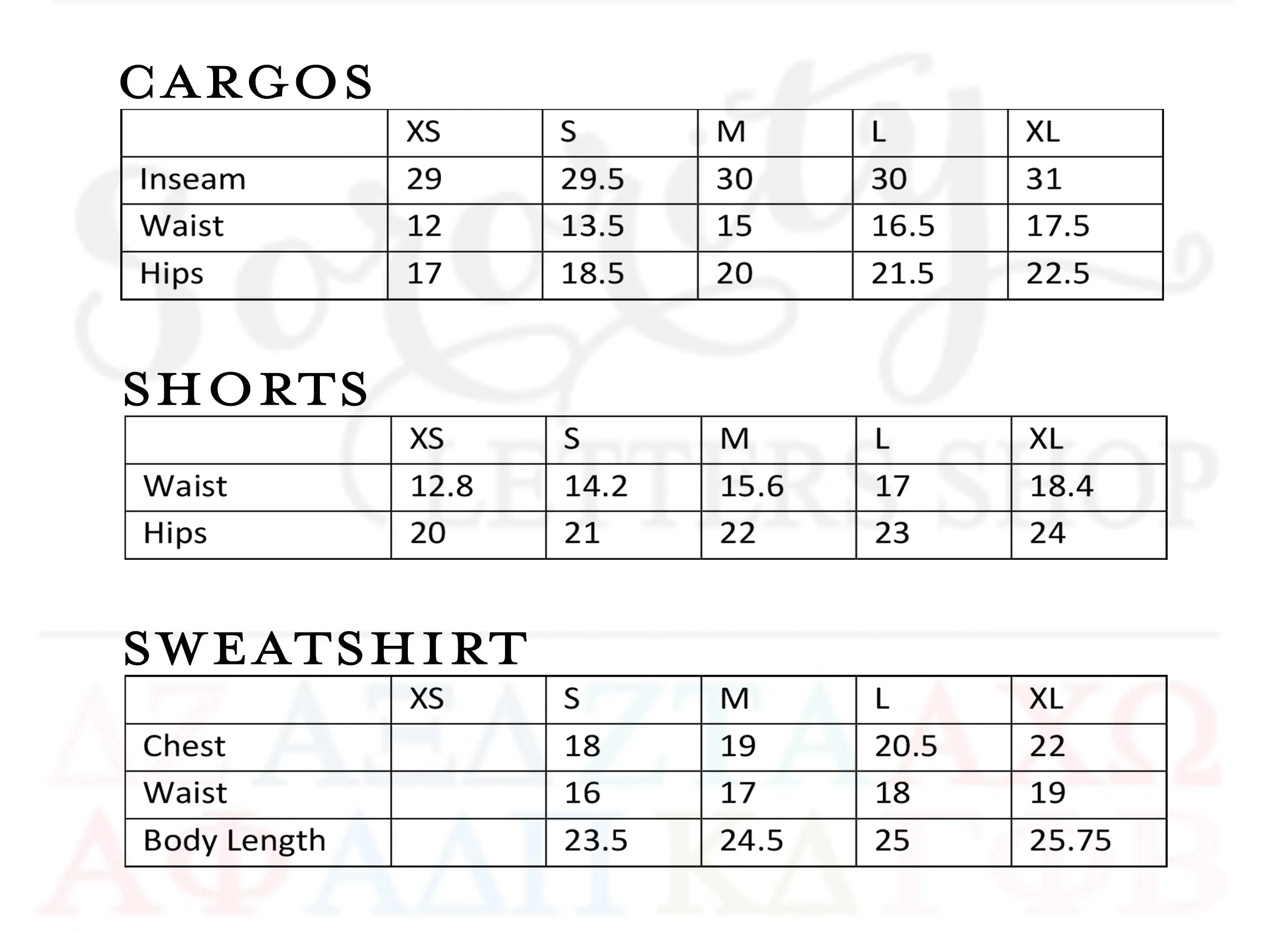 Alpha Xi Delta Fave Fit Shorts