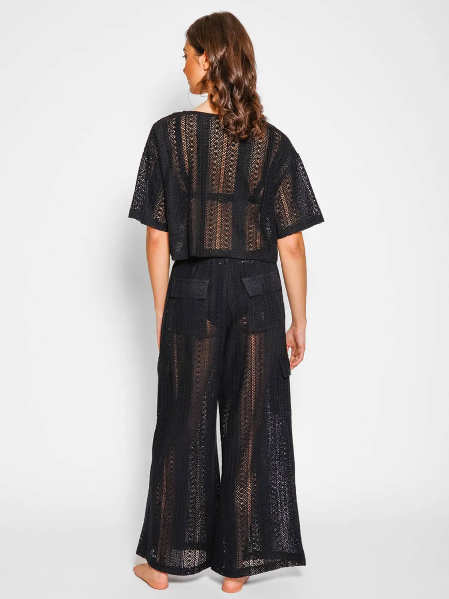 Amalfi Cargo Pants In Black
