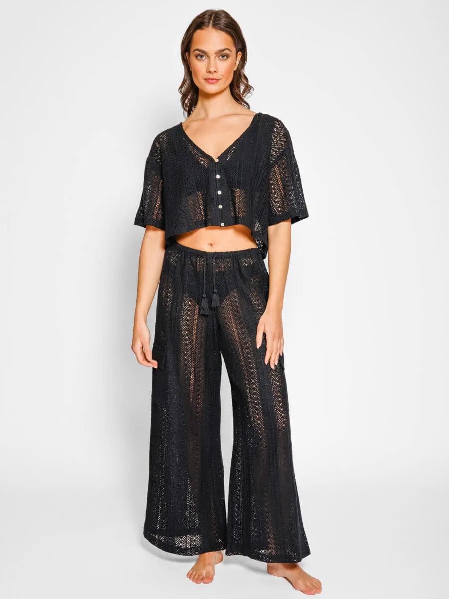 Amalfi Cargo Pants In Black