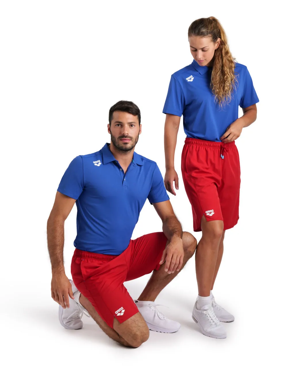 Arena Team Unisex Panel Bermuda - Red