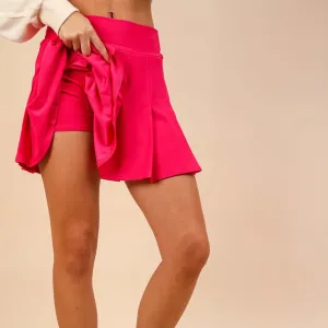 Athletic Pleated Skort