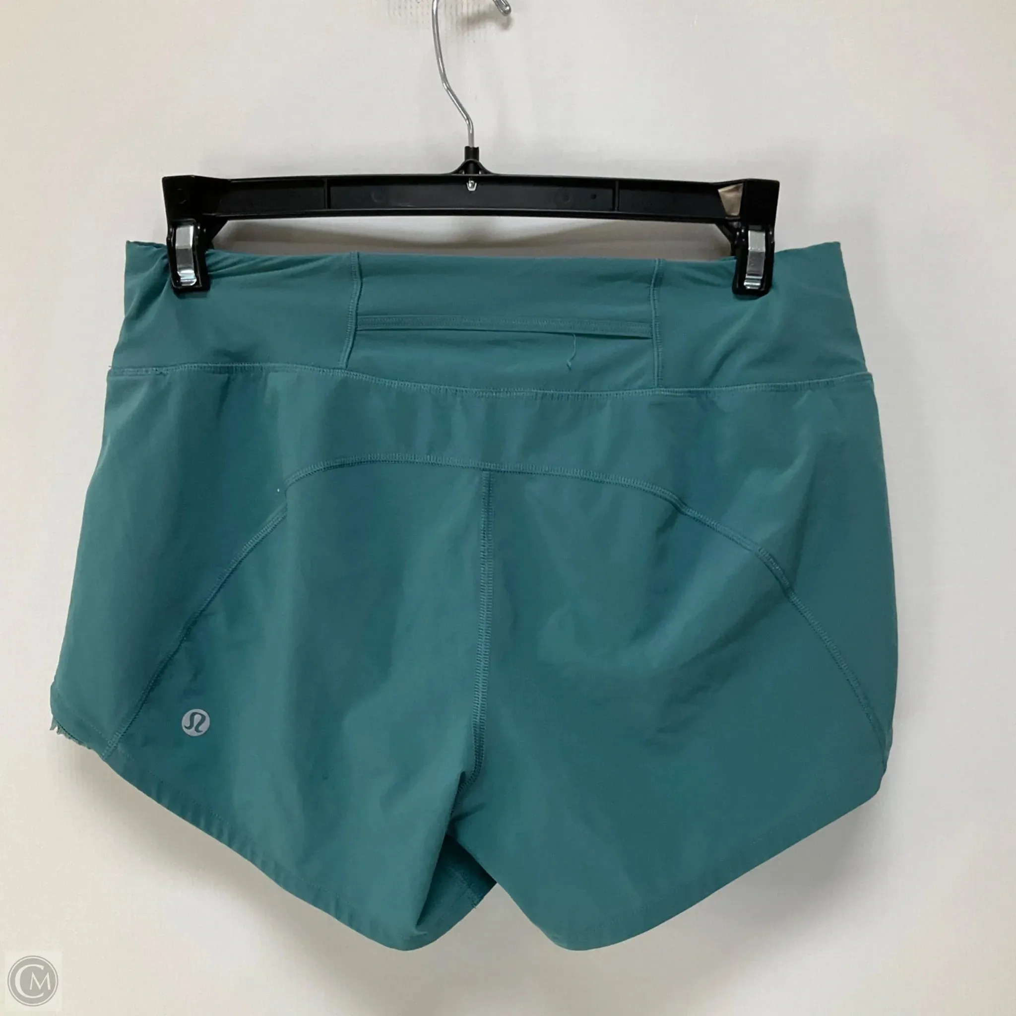 Athletic Shorts By Lululemon In Teal, Size: 2