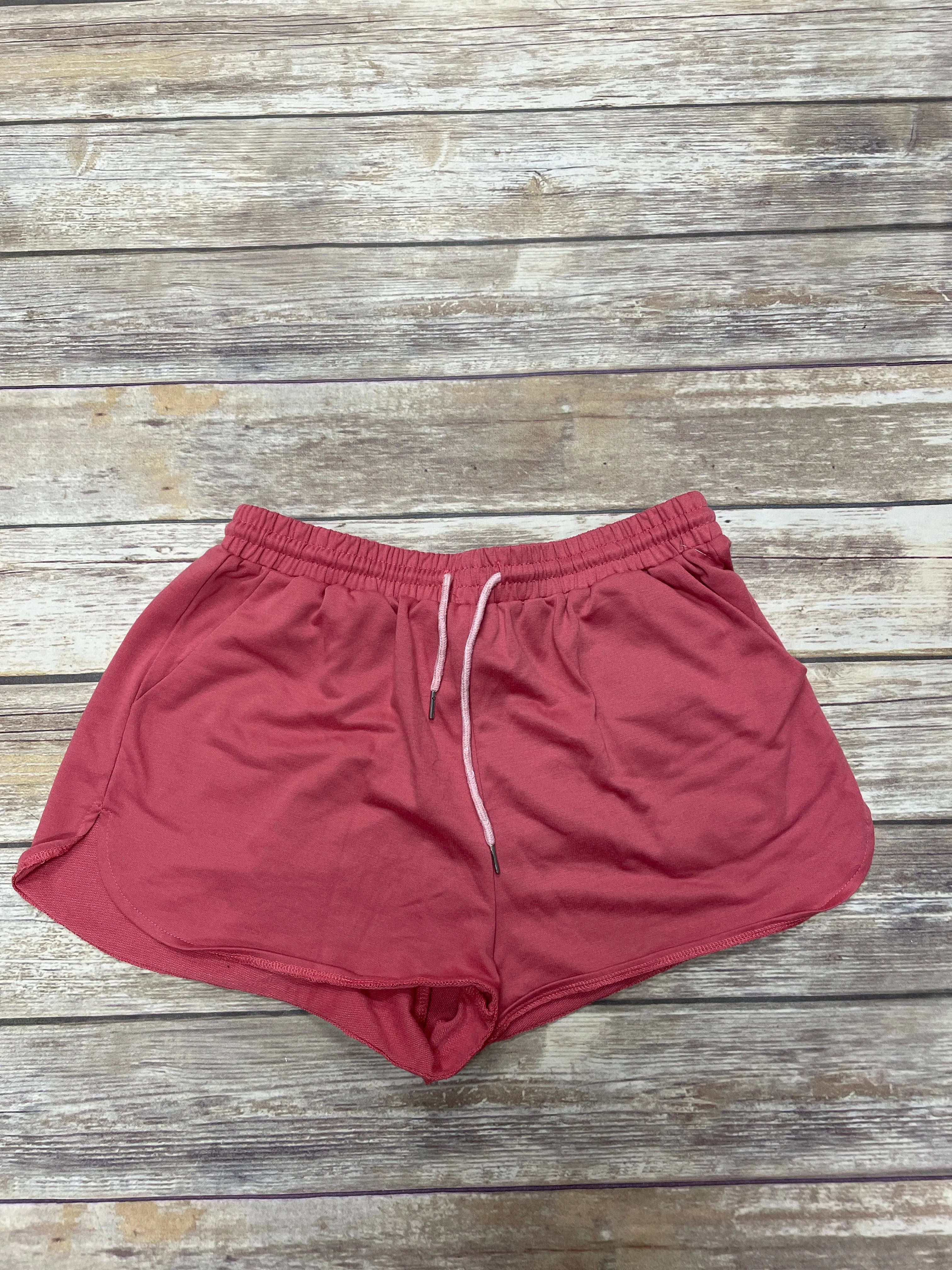 Athletic Shorts By Shein In Pink, Size: L