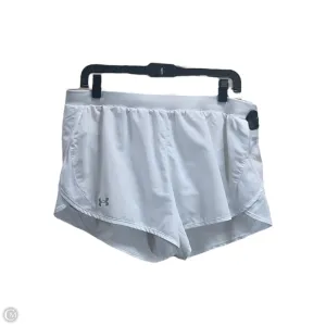Athletic Shorts By Under Armour In White, Size: L
