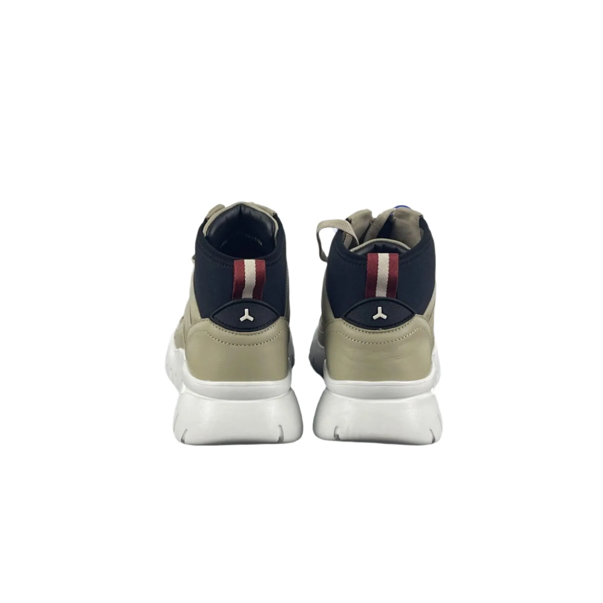 Bally Mens Biky Caillou Leather Sneakers