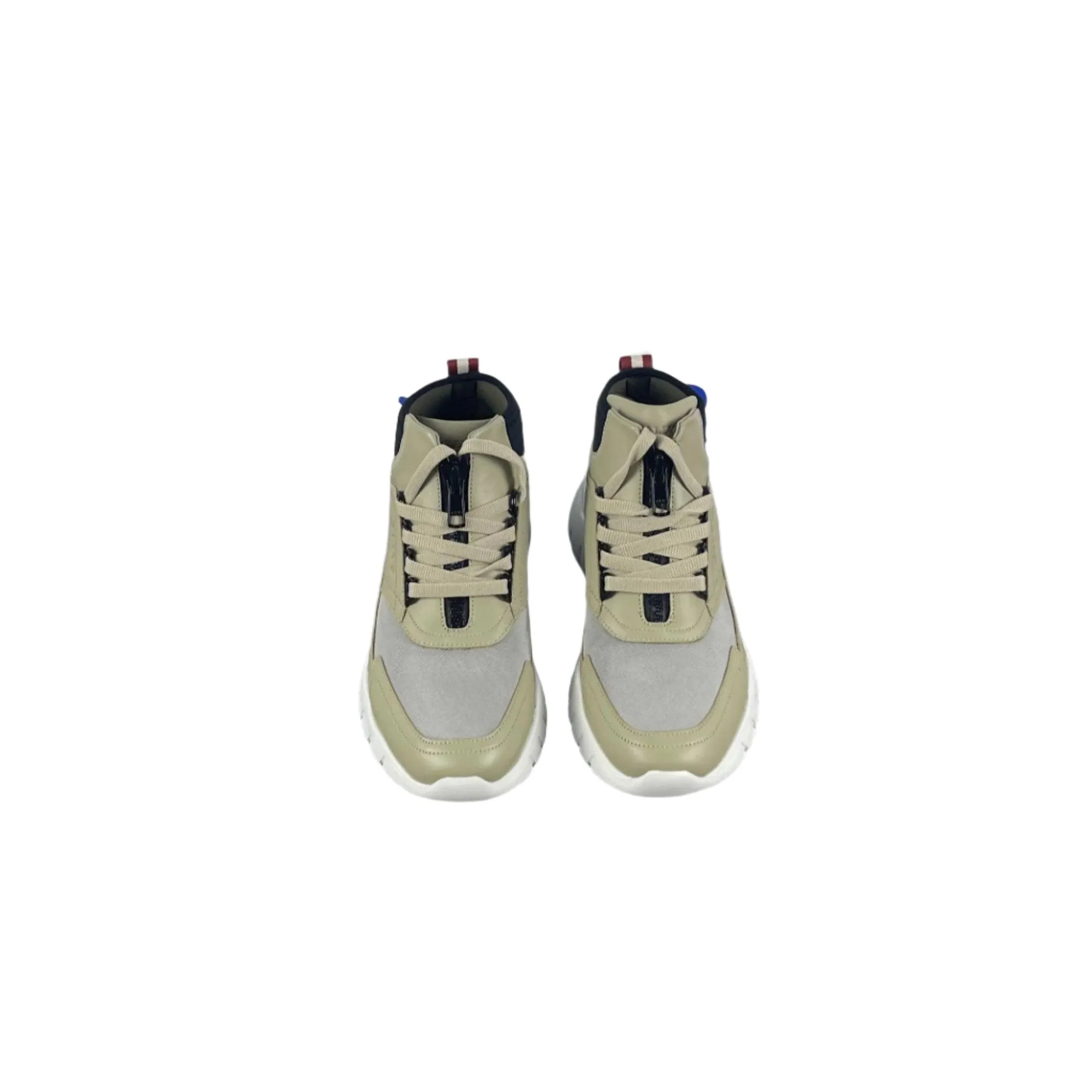 Bally Mens Biky Caillou Leather Sneakers