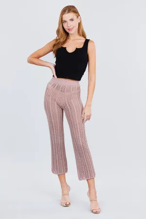 Beach Ready Knitted Cover up Pants