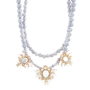 BEAD AND CRYSTAL NECKLACES #SN39334/2 (SD15)