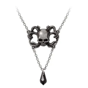 Beautifully Crafted Skull Adorned With Intricate Baroque Detail Sweet Death Pendant Necklace
