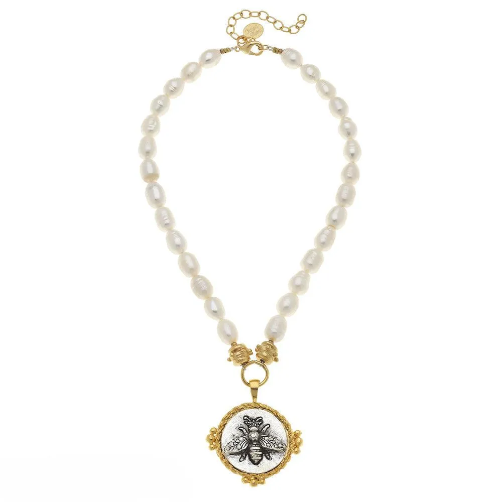 Bee intaglio Pendant Necklace