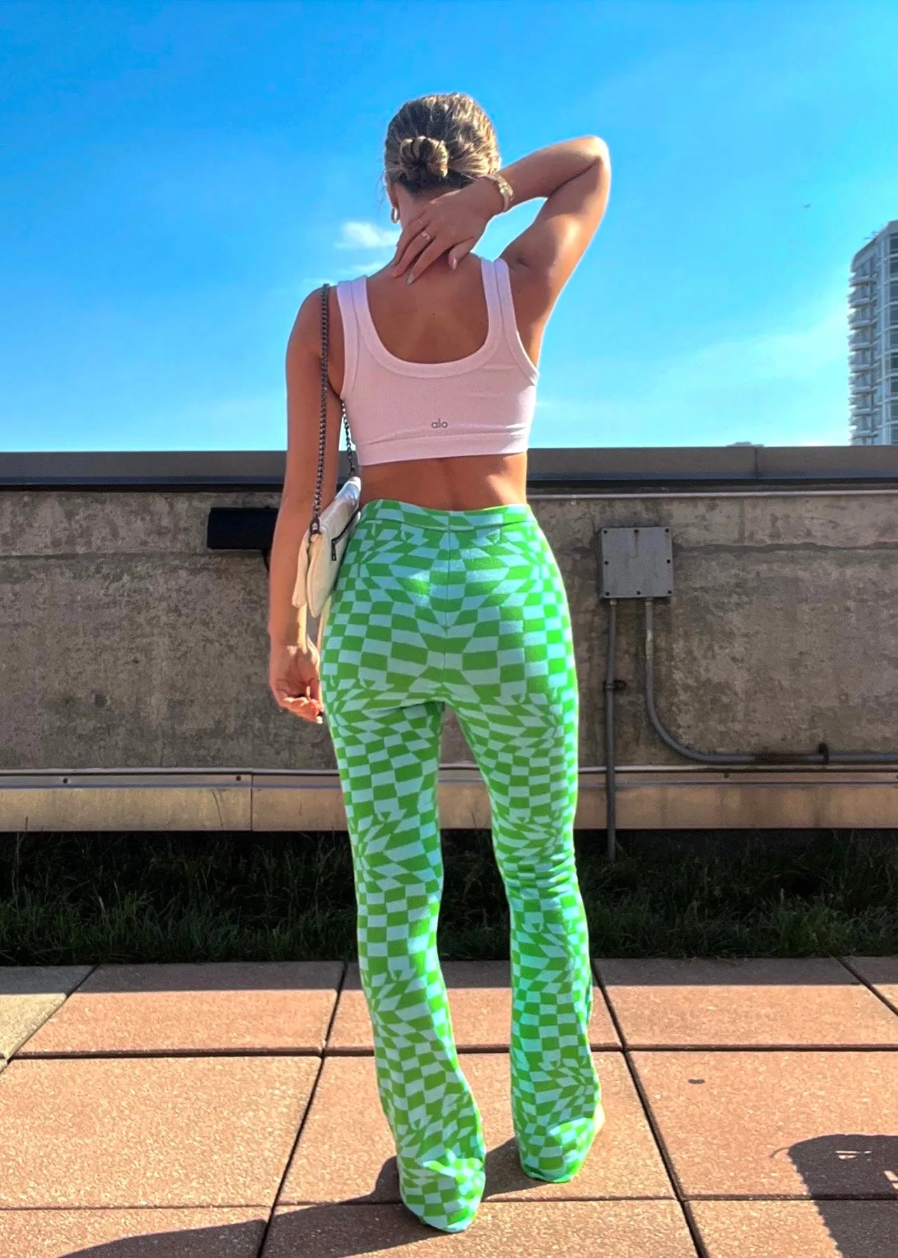 BELLA BLUE AND LIME BOTTOMS