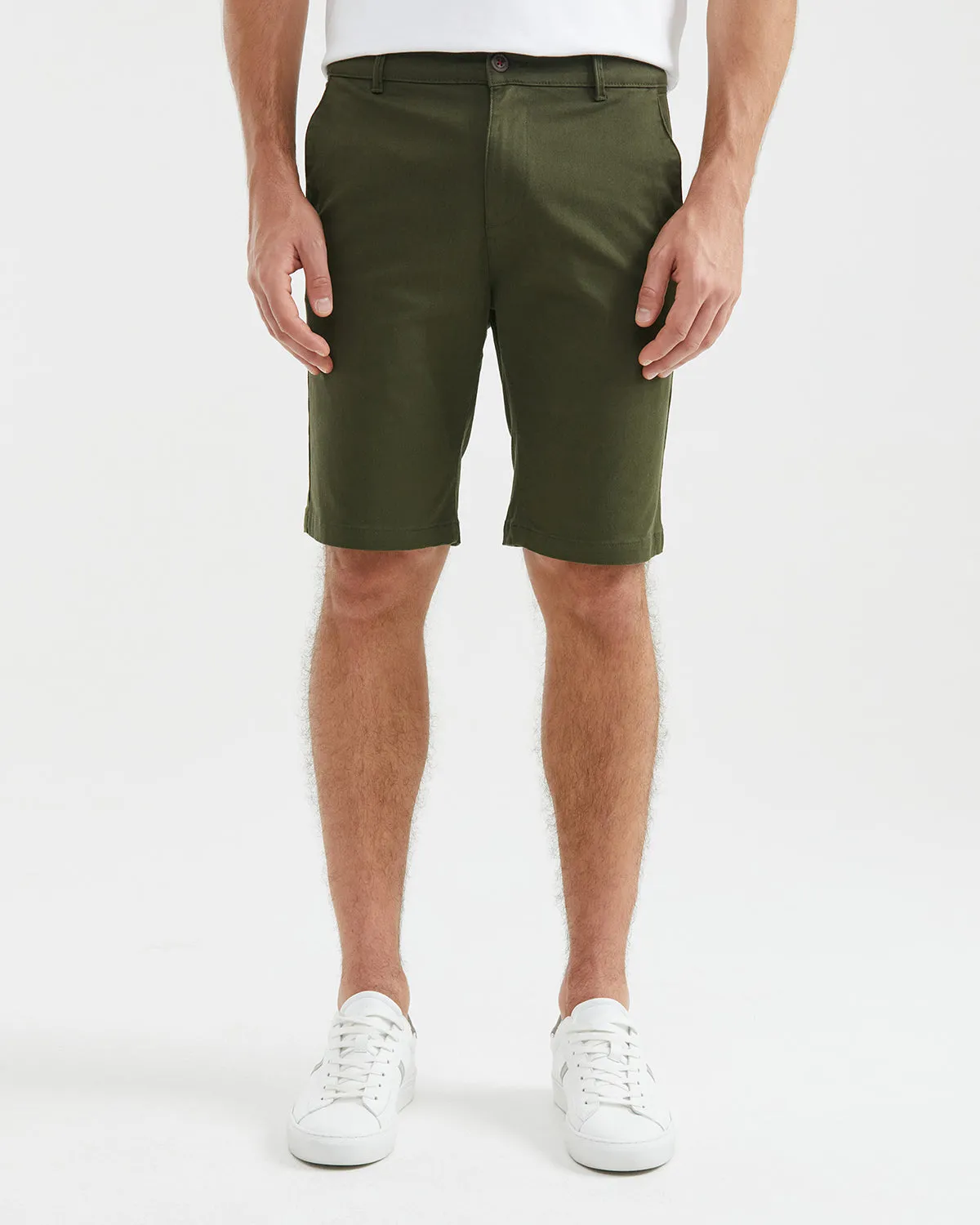 BERMUDA SHORTS IN GREEN