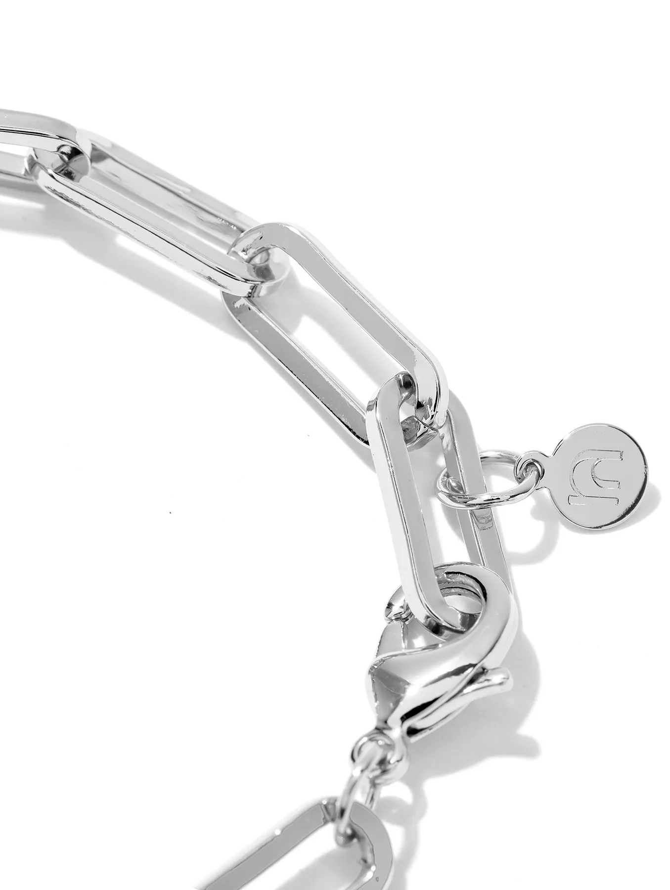 BICYCLE BRACELET • Color: White Gold