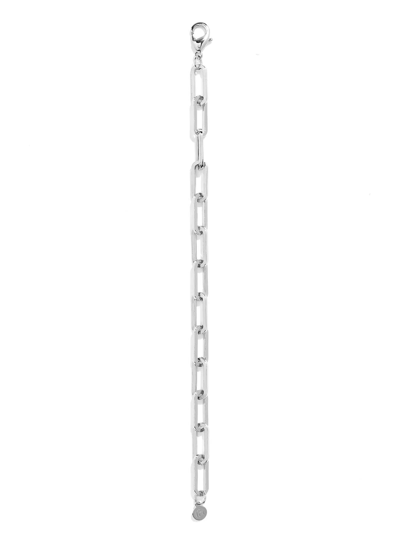 BICYCLE BRACELET • Color: White Gold