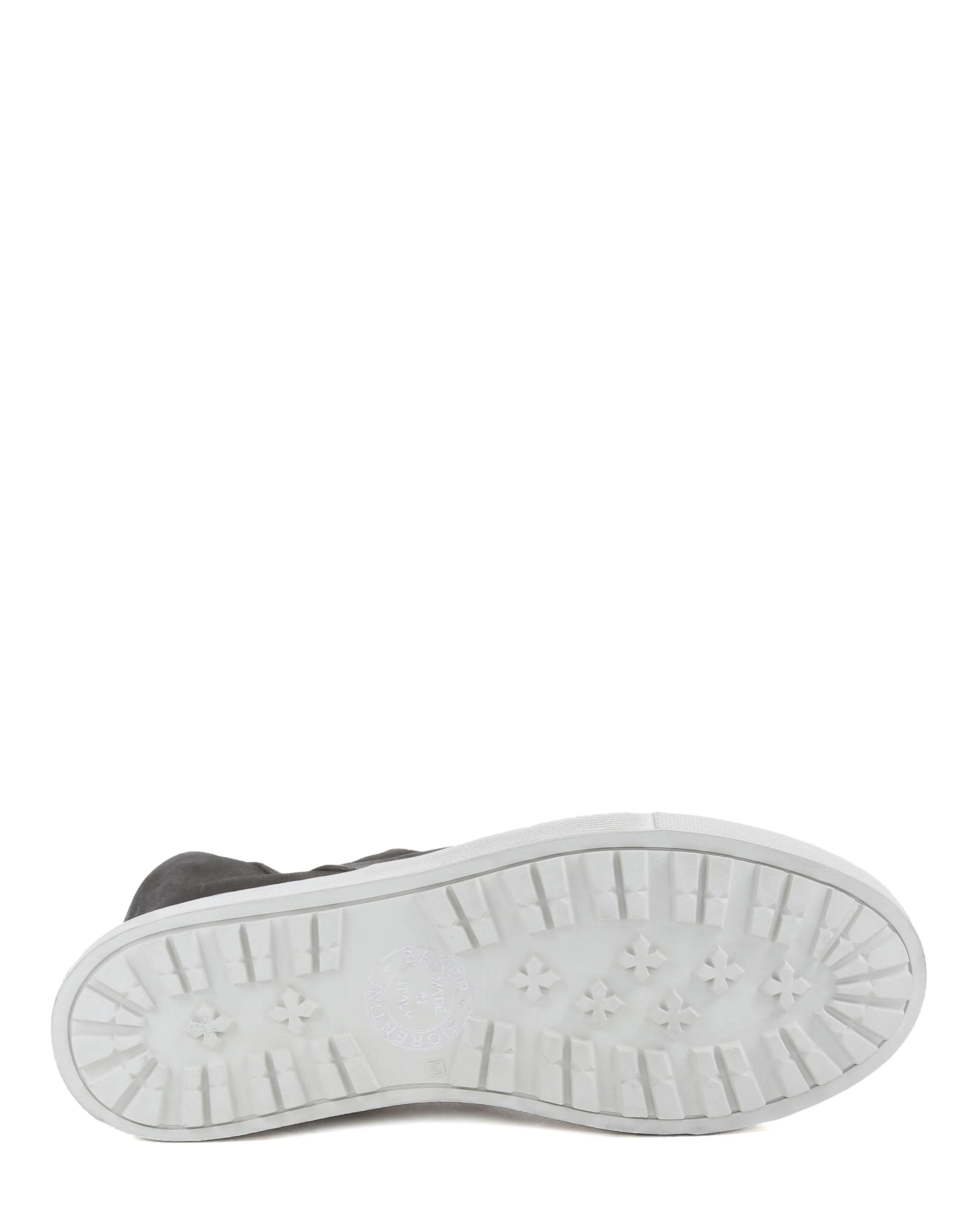 BIEL Grey Leather Sneaker Boots