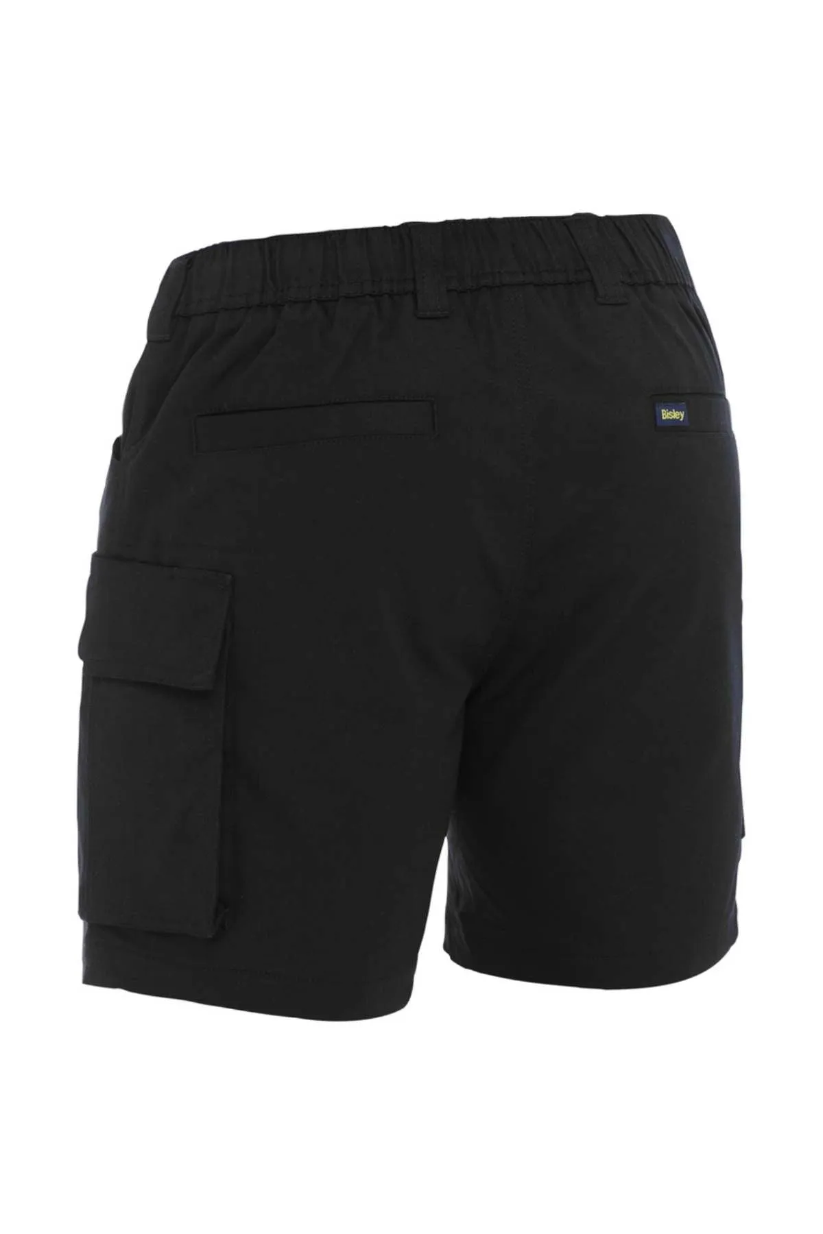 Bisley Stretch Cotton Elastic Waist Cargo Short