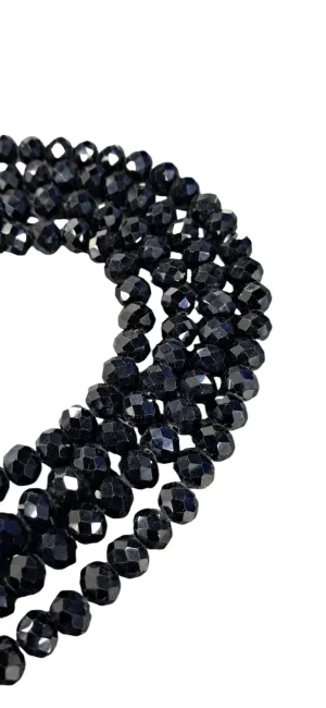 Black AB/Full String Crystal Glass Bead