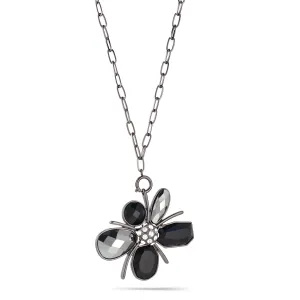 BLACK AND HEMATITE  NECKLACES #199BK1401 (5B2)
