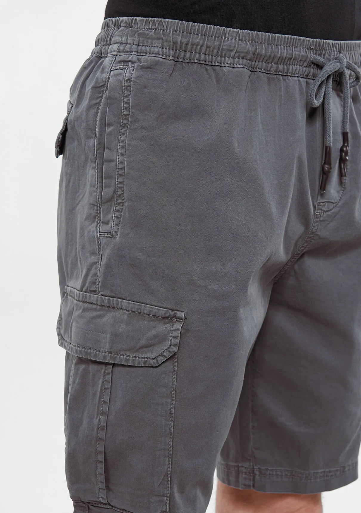 Black Cargo Shorts