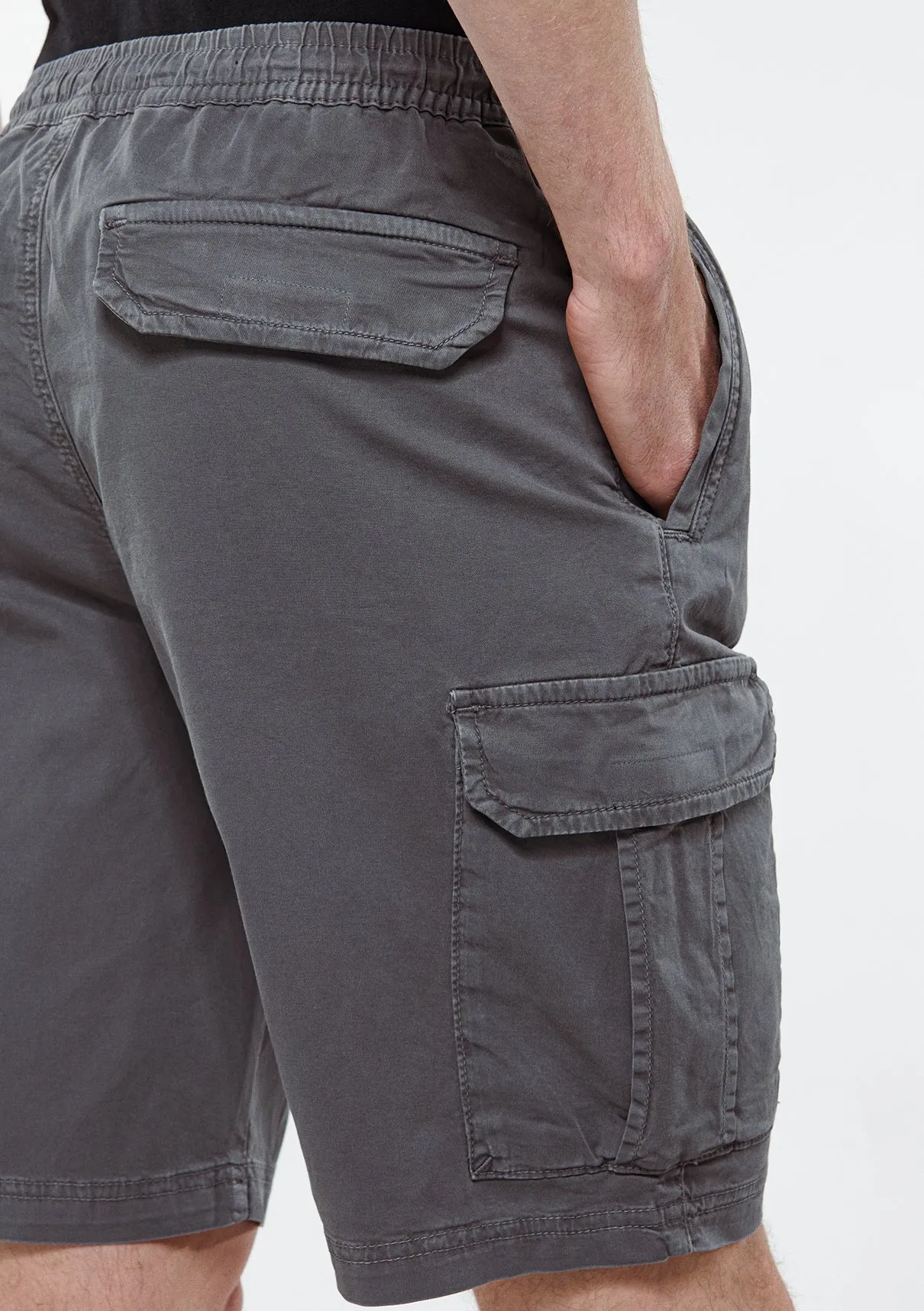 Black Cargo Shorts