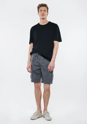 Black Cargo Shorts