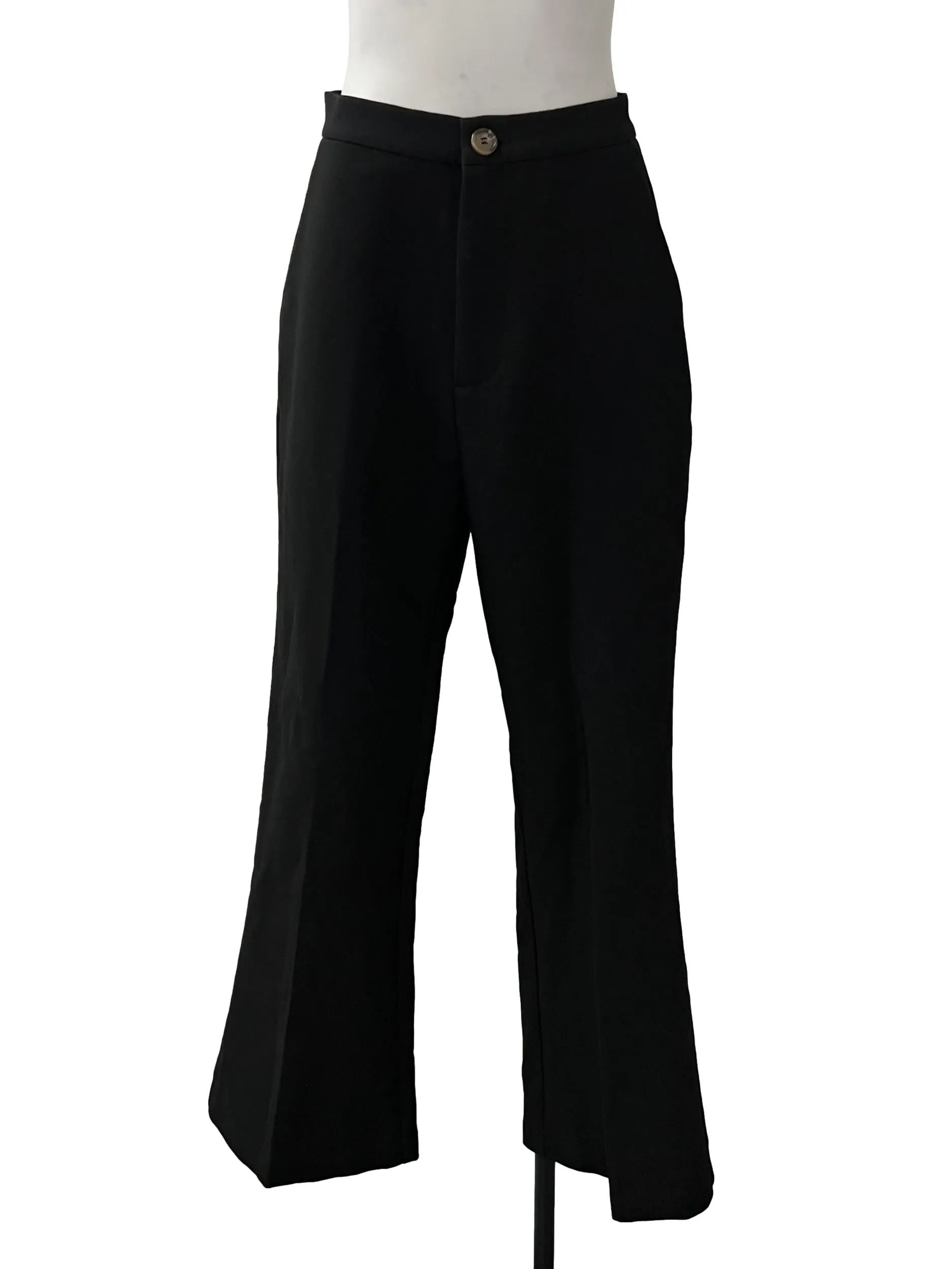 Black Flare Trousers