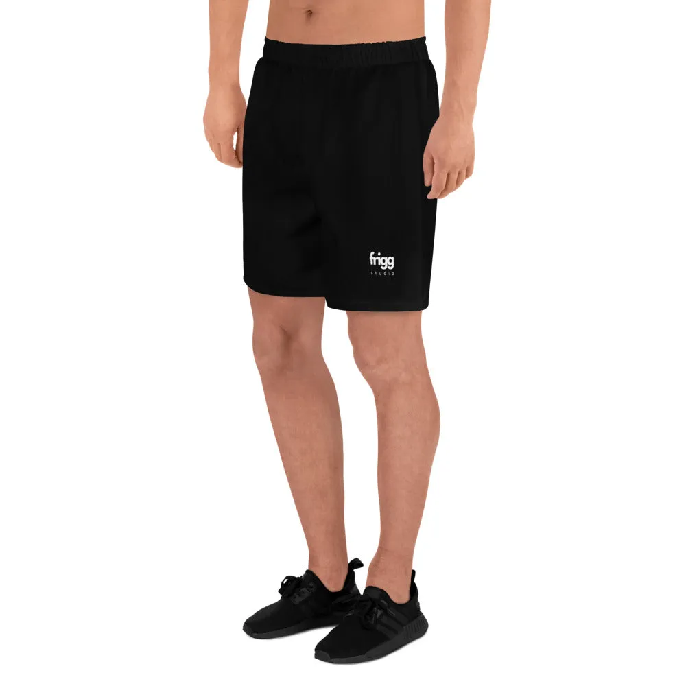 BLACK - MEN'S ATHLETIC SHORTS