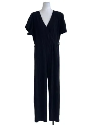 Black Pleated Jumpsuits