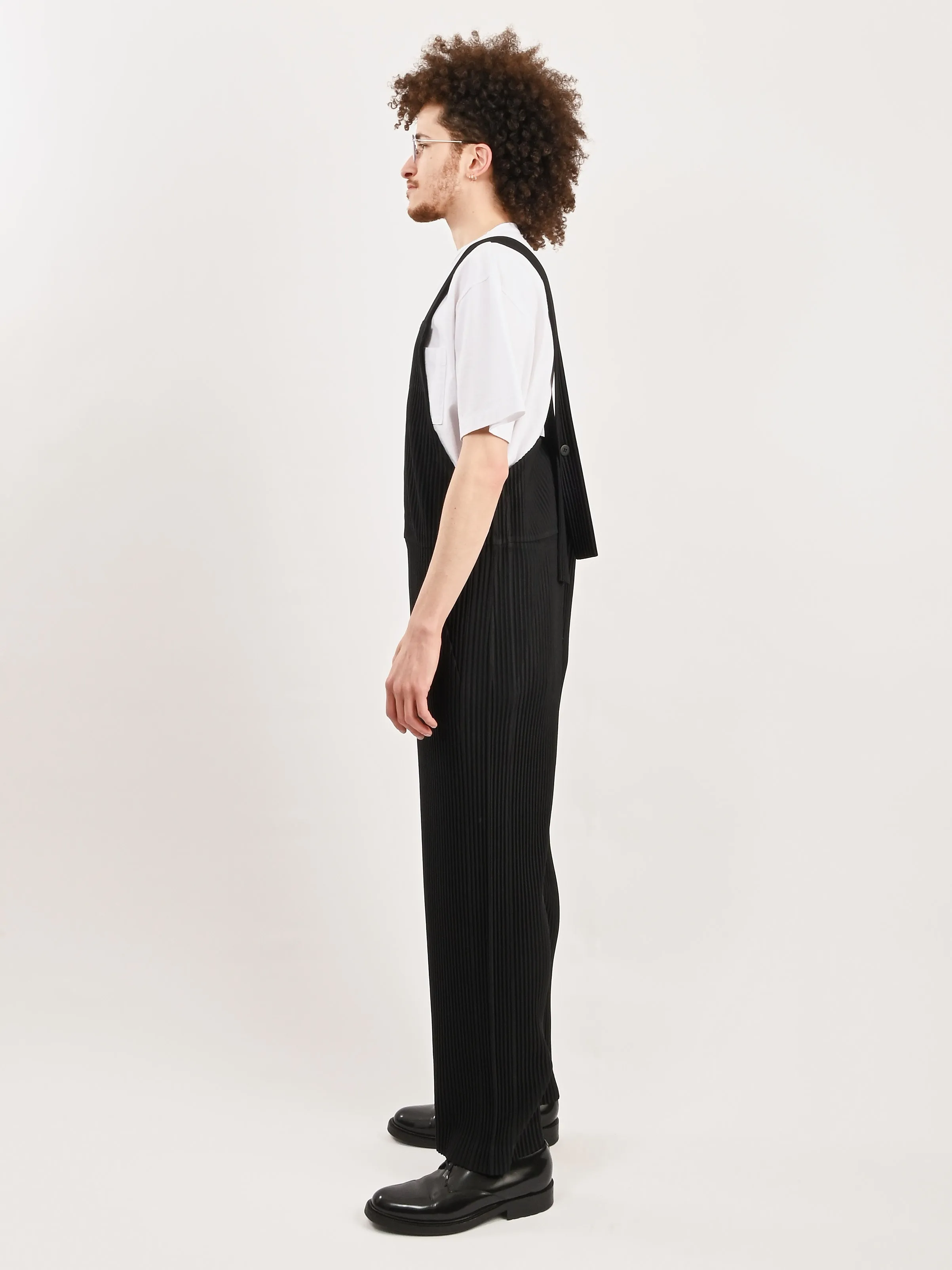 Black Pleats Jumpsuit 1