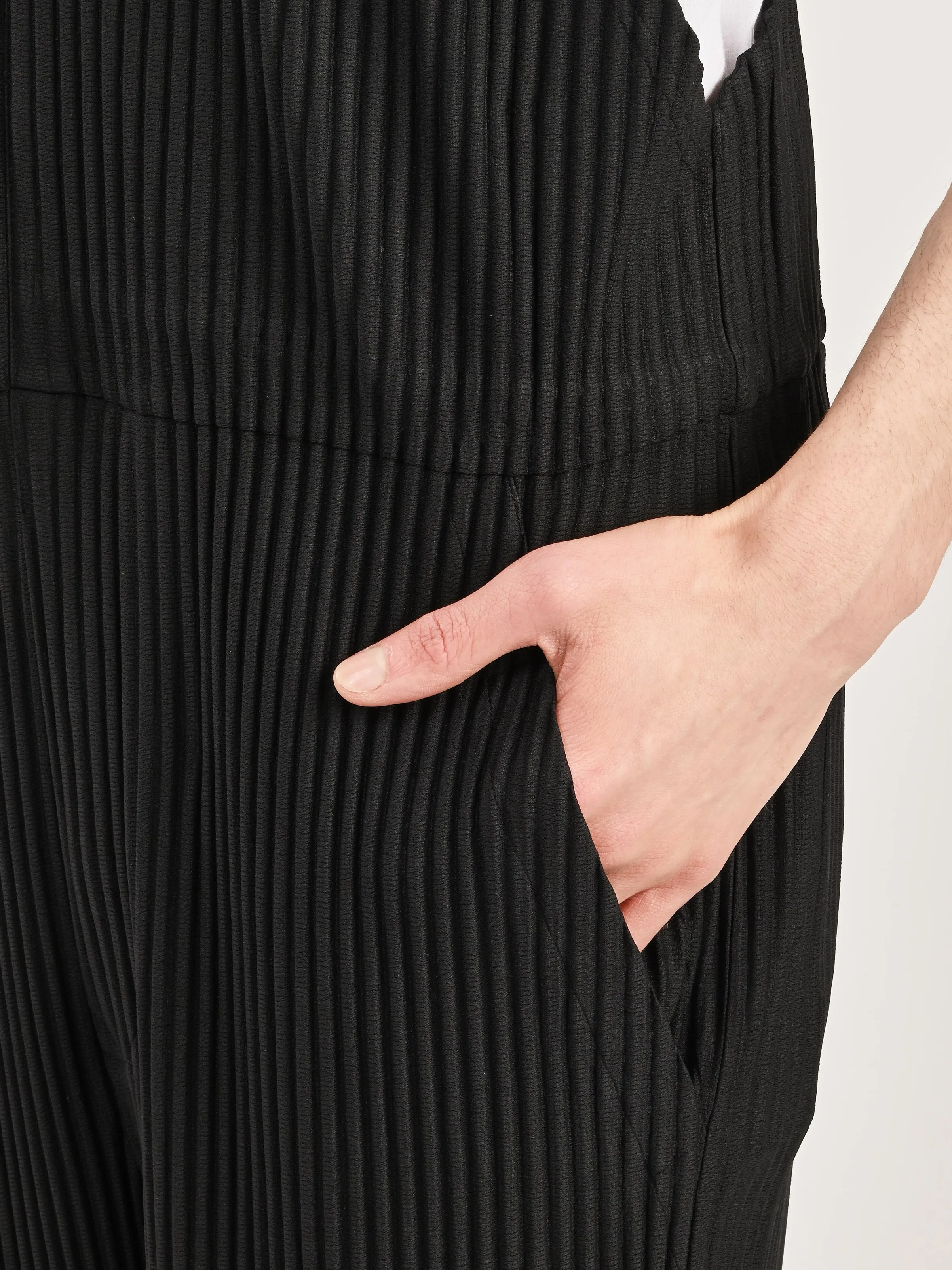 Black Pleats Jumpsuit 1