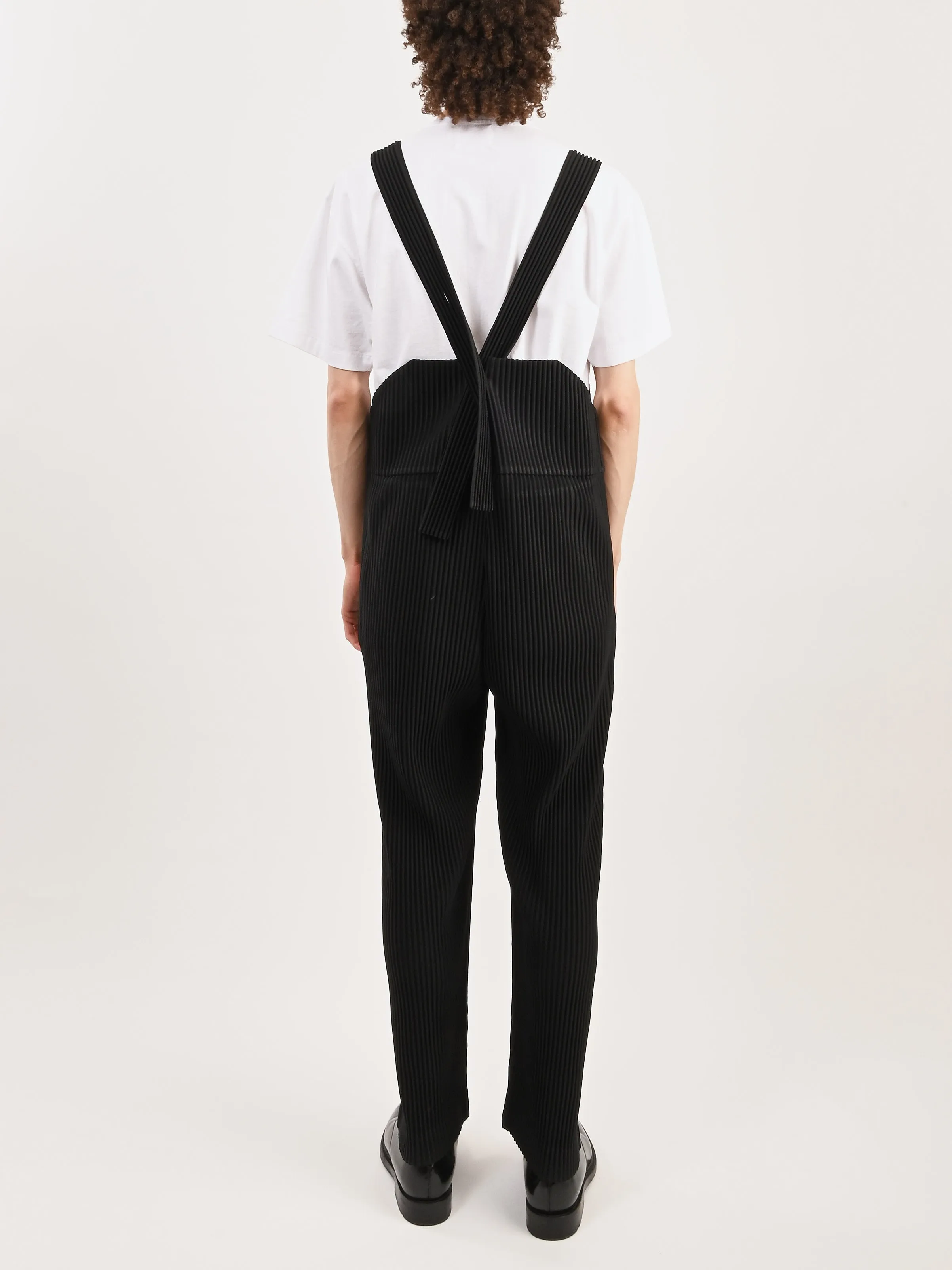 Black Pleats Jumpsuit 1