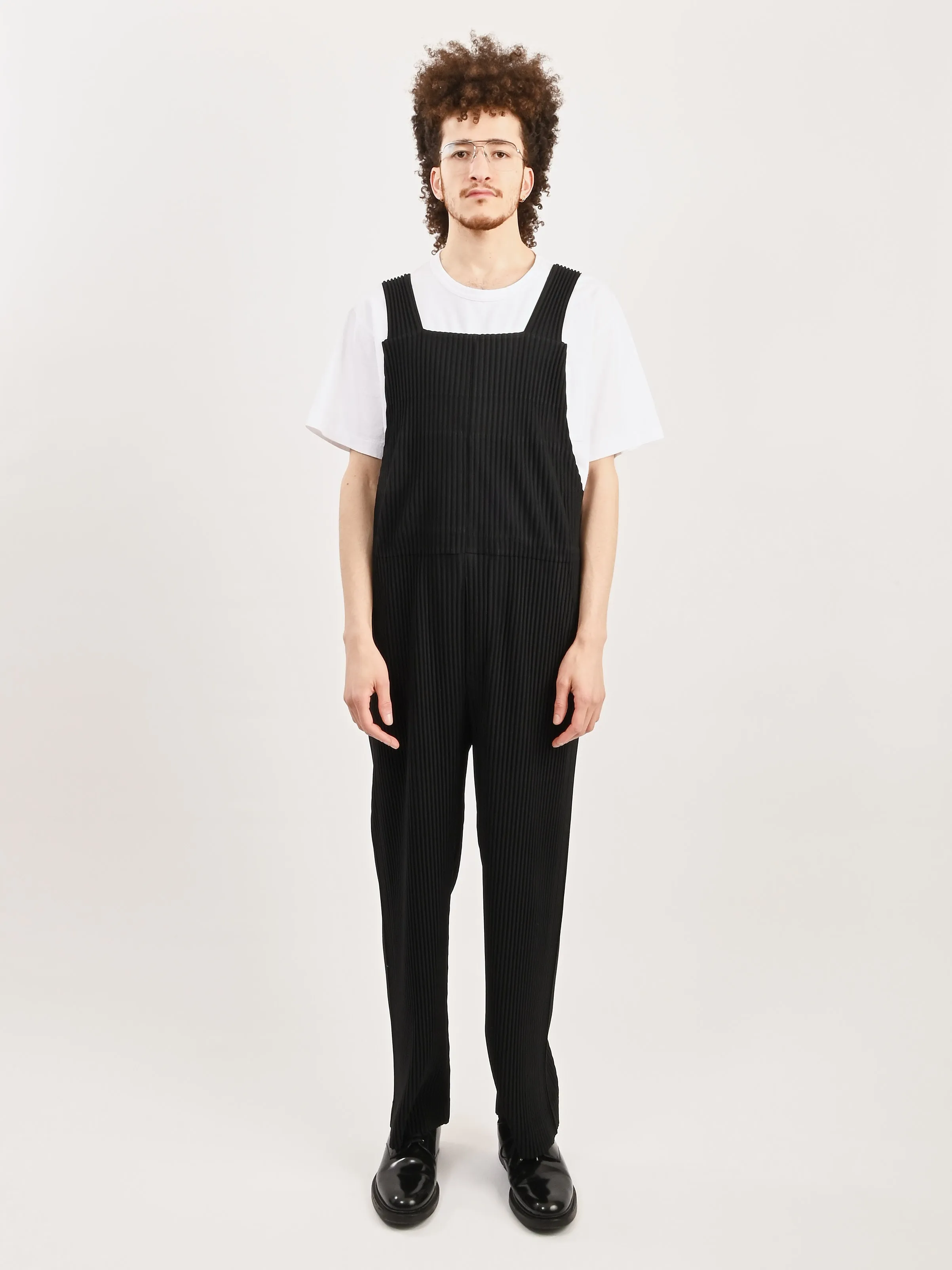 Black Pleats Jumpsuit 1